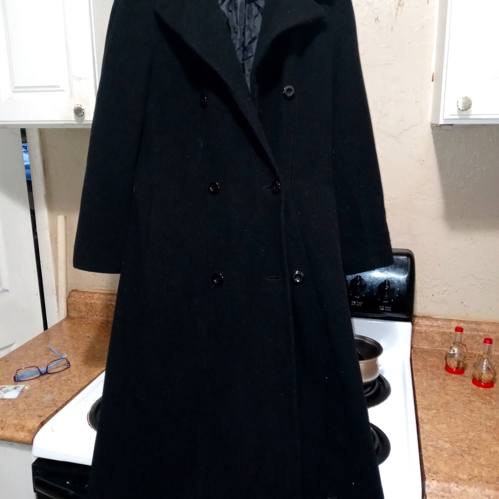John Wietz full length trench coat
